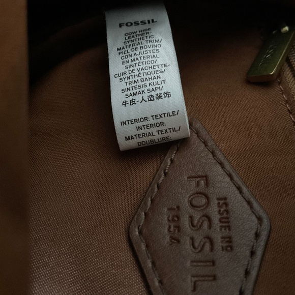 Fossil Mini Genuine Leather Backpack - Picture 9 of 14